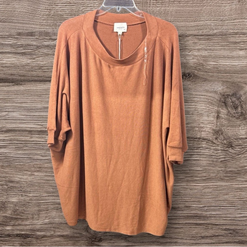ANDREE BY UNIT Womens Oversized Long Sleeve top - Dolman/Batwing Styled top - Picture 6 of 10